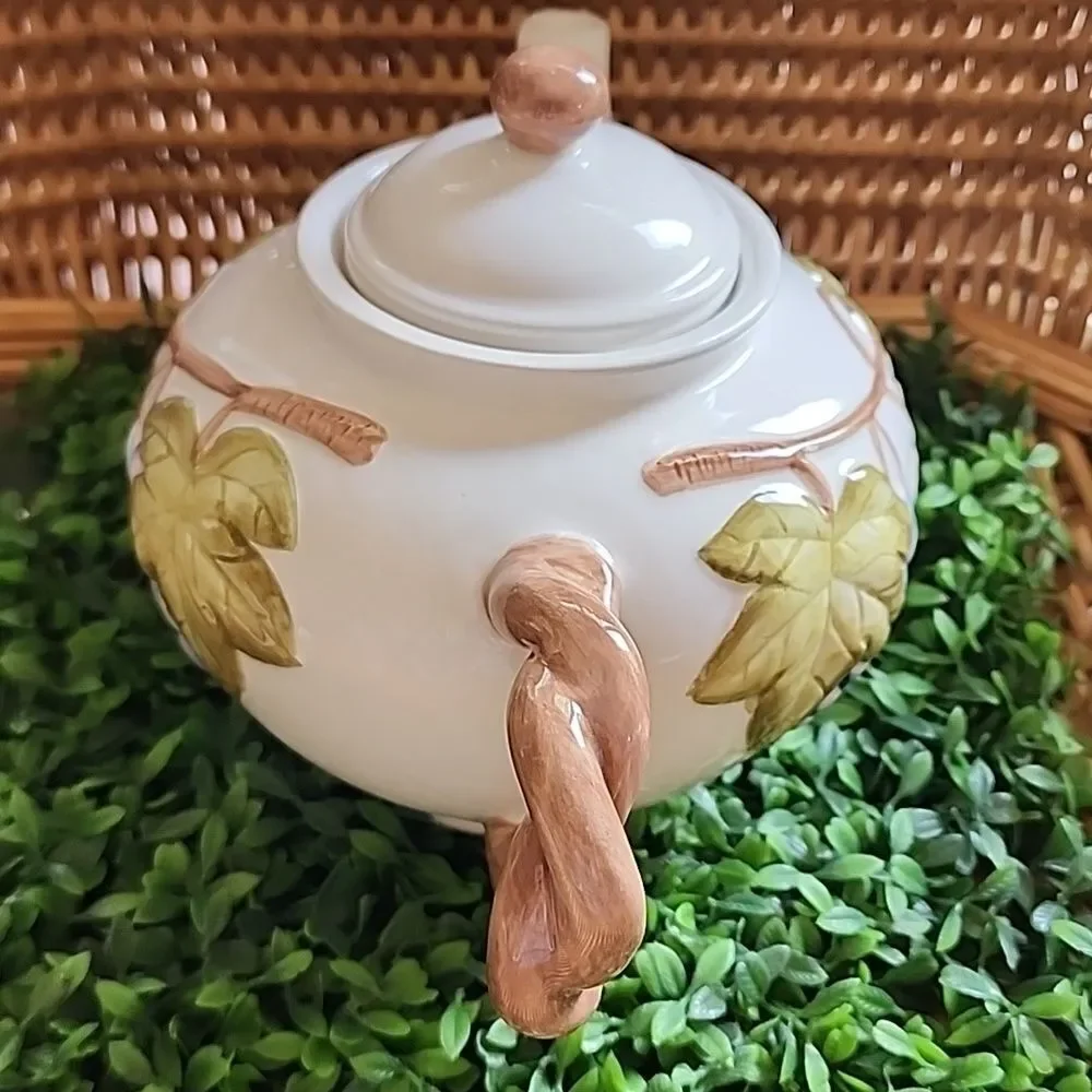 Vintage embossed grapes